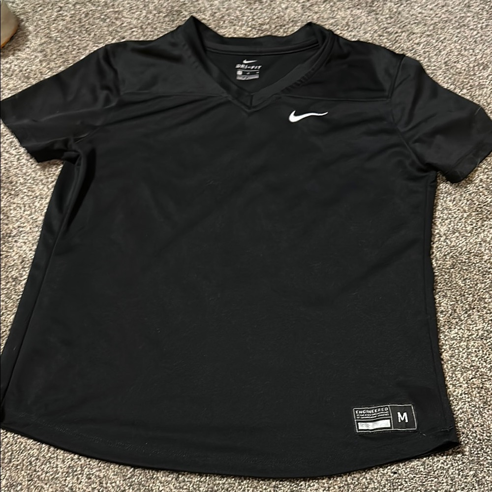 Nike Black Performance V-Neck Tee